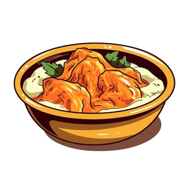 Rice Paste and Gravy